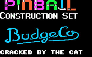 Pinball Construction Set Title Screen